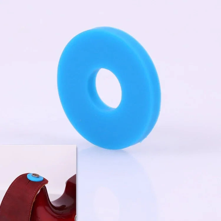 10 PCS No Word Version Silicone Guitar Strap Buckle Tail Stud