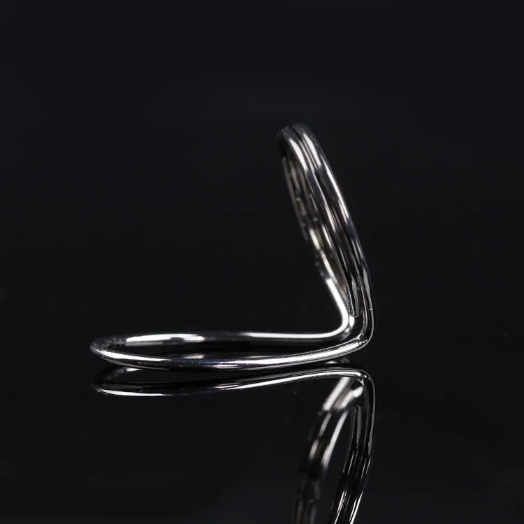 Médiator à anneau métallique à ressort pour guitare, médiator à anneau métallique à ressort