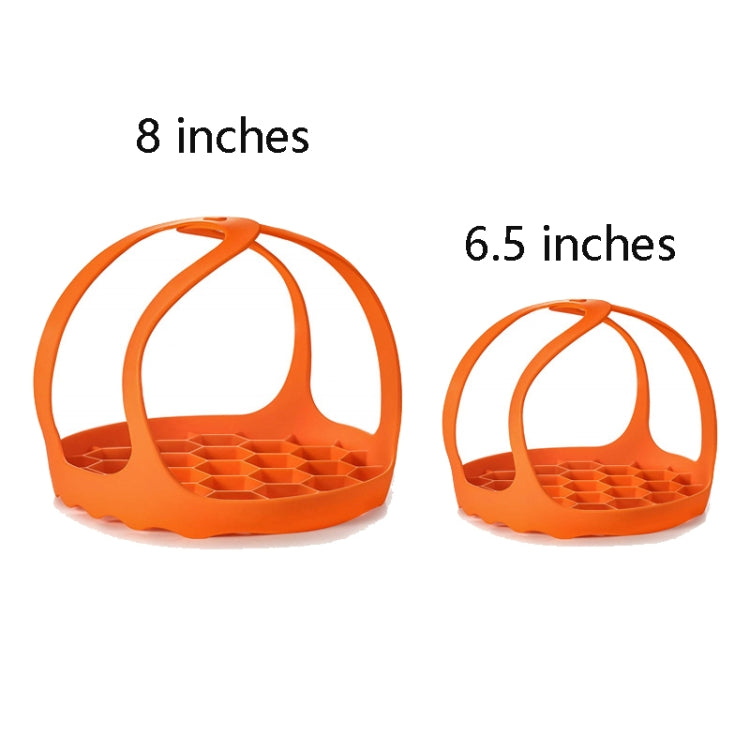 Cuiseur à œufs en silicone pour cuiseur vapeur, panier vapeur en silicone, 20 cm, 16,5 cm