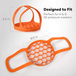 Cuiseur à œufs en silicone pour cuiseur vapeur, panier vapeur en silicone, 20 cm, 16,5 cm