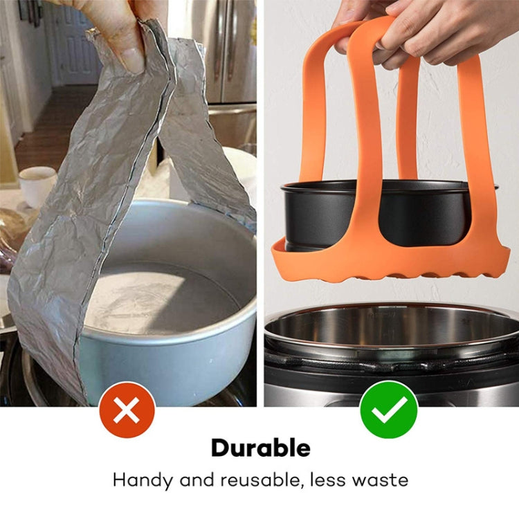 Cuiseur à œufs en silicone pour cuiseur vapeur, panier vapeur en silicone, 20 cm, 16,5 cm