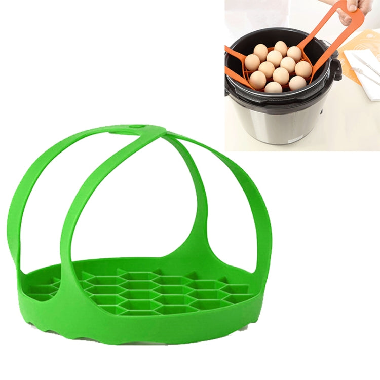 Cuiseur à œufs en silicone pour cuiseur vapeur, panier vapeur en silicone, 20 cm, 16,5 cm