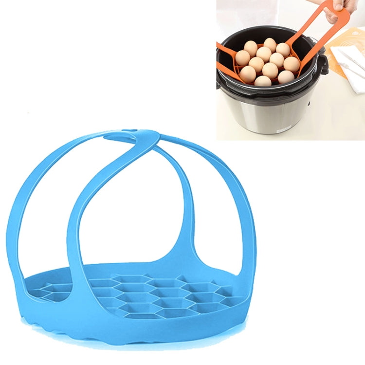 Cuiseur à œufs en silicone pour cuiseur vapeur, panier vapeur en silicone, 20 cm, 16,5 cm