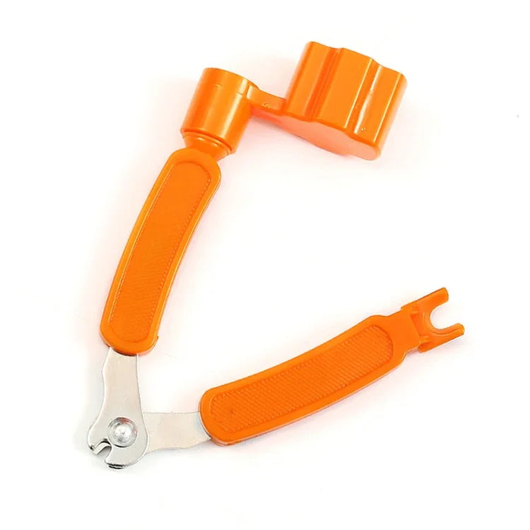 Kit d'outils pour changer les cordes de guitare : coupe-cordes, enrouleur de cordes, pince 3 en 1, accessoires pour guitare
