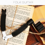 Kit d'outils pour changer les cordes de guitare : coupe-cordes, enrouleur de cordes, pince 3 en 1, accessoires pour guitare