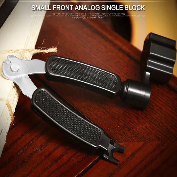 Kit d'outils pour changer les cordes de guitare : coupe-cordes, enrouleur de cordes, pince 3 en 1, accessoires pour guitare