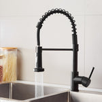 Robinet de cuisine avec valve de réservoir d'eau chaude et froide, modèle noir, modèle galvanoplastie, modèle brossé