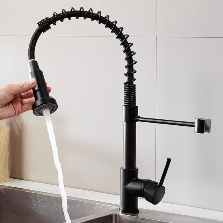 Robinet de cuisine avec valve de réservoir d'eau chaude et froide, modèle noir, modèle galvanoplastie, modèle brossé