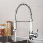 Robinet de cuisine avec valve de réservoir d'eau chaude et froide, modèle noir, modèle galvanoplastie, modèle brossé