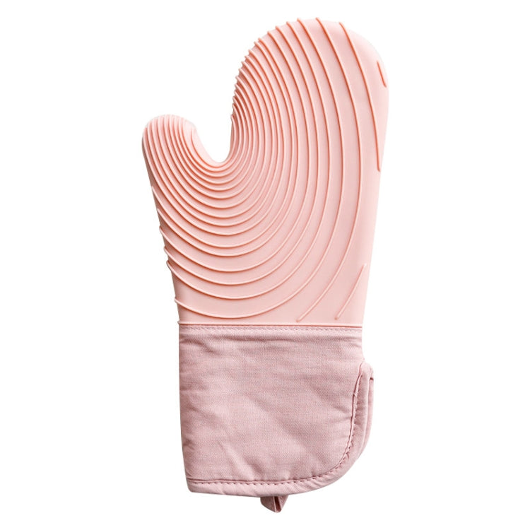 Gants en silicone épaissi pour four à micro-ondes domestique, anti-brûlure, rose, bleu clair, bleu lac