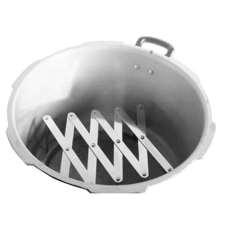 LsCook Étagère de Rangement Rétractable Support de Cuisson à Vapeur Multifonction Pliable en Acier Inoxydable, Étagère de Cuisine en Acier Inoxydable