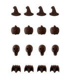 Halloween Cartoon Baking Set Chocolate Mold, Skull Shape, Pumpkin Head Shape, Bat Shape