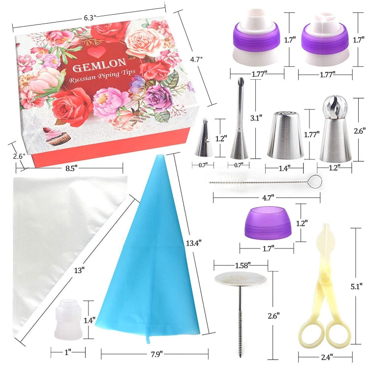 Ensemble de 88 ustensiles de décoration de gâteaux et de pâtisserie, 88 pièces/ensemble
