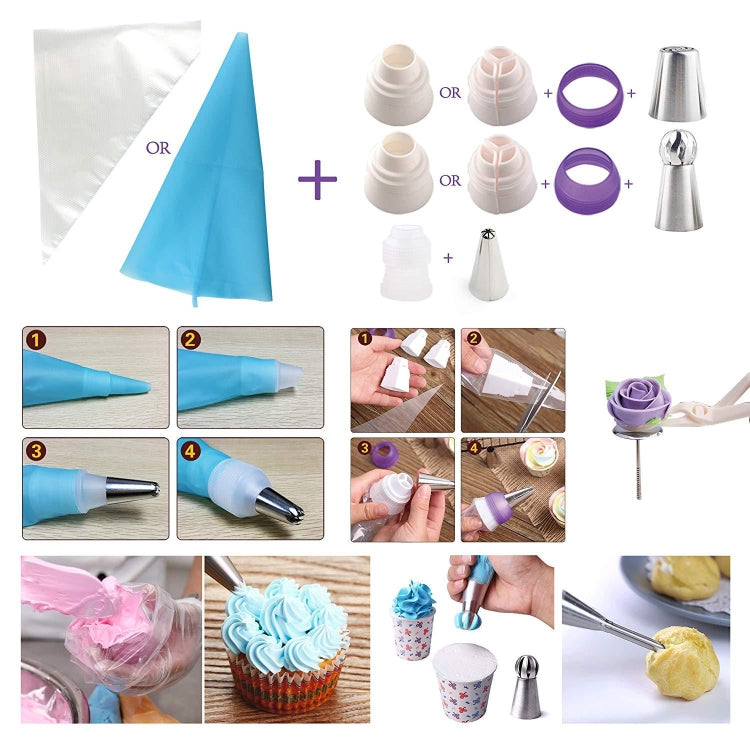 Ensemble de 88 ustensiles de décoration de gâteaux et de pâtisserie, 88 pièces/ensemble