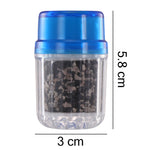 2 purificateurs d'eau de robinet domestique, filtre de robinet de cuisine, filtre à eau à trois couches au charbon actif, filtre de robinet