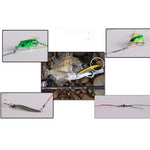 20 PCS Fils de Pêche Luya avec Fil Émerillon Anti-Morsure, 20CM, 25CM, 30CM, 15CM