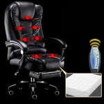 Chaise pivotante relevable moderne minimaliste, siège paresseux, chaise de jeu de massage de bureau avec pieds en acier