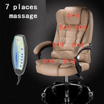 Chaise pivotante relevable moderne minimaliste, siège paresseux, chaise de jeu de massage de bureau avec pieds en acier