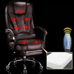 Chaise pivotante relevable moderne minimaliste, siège paresseux, chaise de jeu de massage de bureau avec pieds en acier
