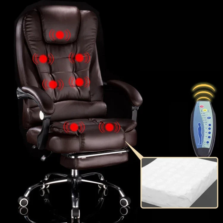 Chaise pivotante relevable moderne minimaliste, siège paresseux, chaise de jeu de massage de bureau avec pieds en acier
