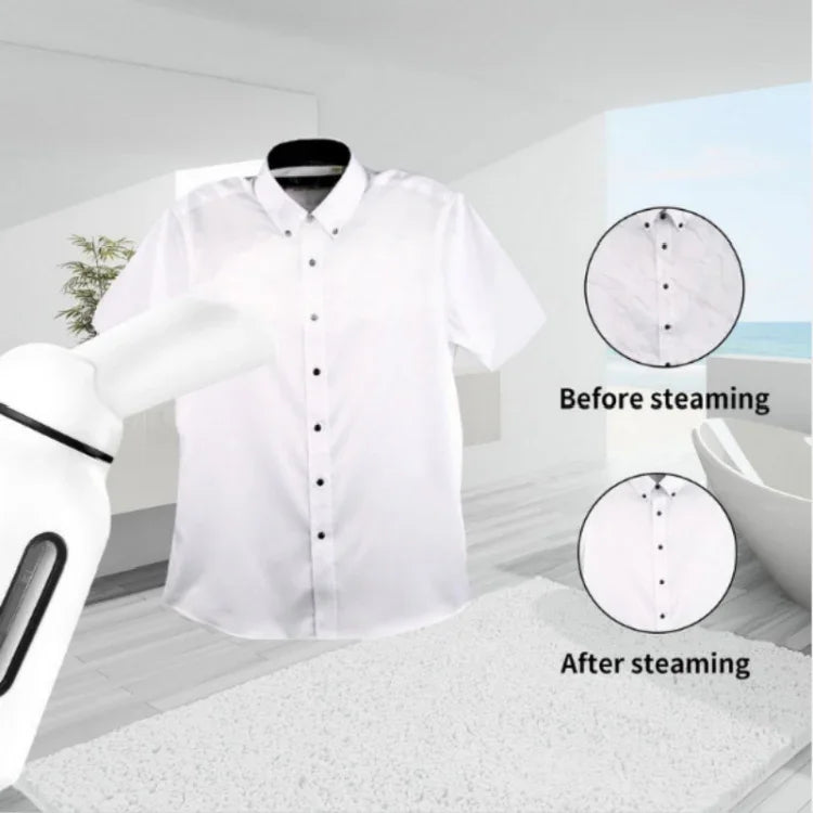 Mini Machine Portative Suspendue Brosse Vapeur Double Puissance Fer à Repasser Vapeur pour Vêtements, Prise US