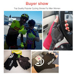 GIYO Gants de cyclisme courts pour VTT et vélo de route, Tailles S, M, L, XL, XXL