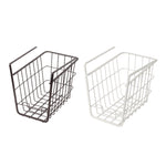Panier de rangement suspendu sous la cloison, casier de rangement, noir, blanc