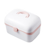 Boîte en plastique multifonctionnelle anti-poussière pour bijoux, cosmétiques, usage domestique, boîte à médicaments portable, S 24x16.5x14cm, L 27.5x19x18cm