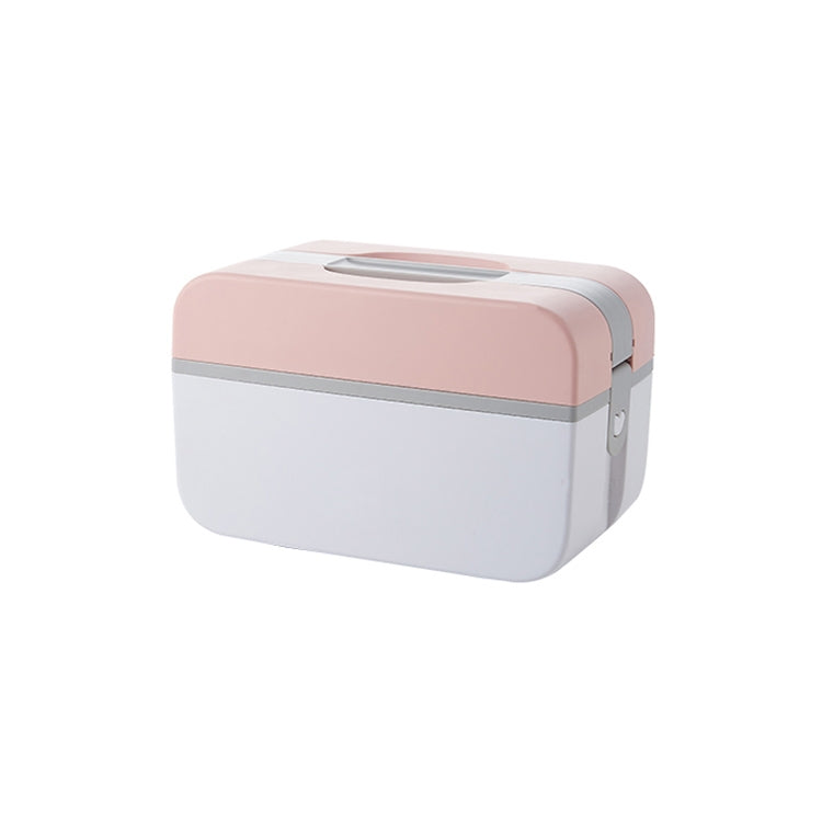 Boîte de rangement d'urgence multifonctionnelle étanche à la poussière pour la maison, boîte à médicaments double couche, S, L