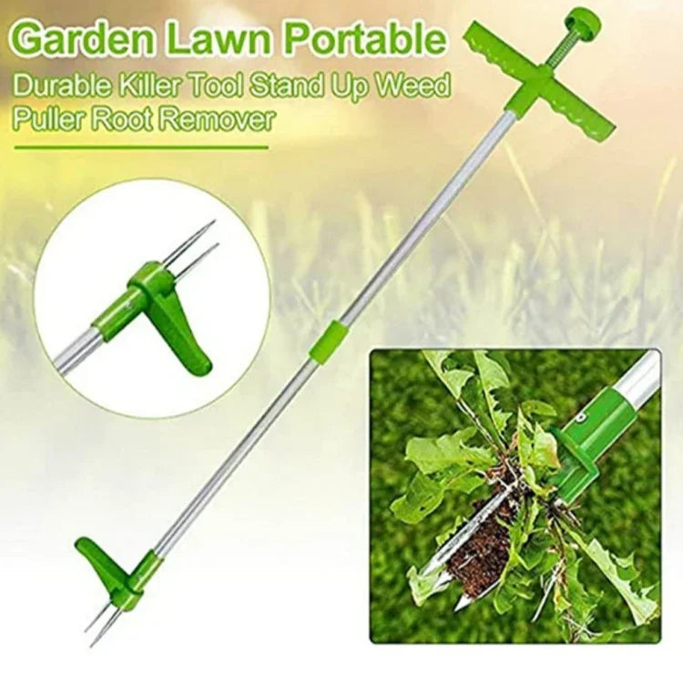 Outil manuel désherbeur et creuseur, outil d'arrachage de mauvaises herbes, désherbeur