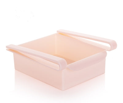 Étagère de Rangement Multifonction pour Réfrigérateur, Tiroir Organisateur Coulissant pour Congélateur