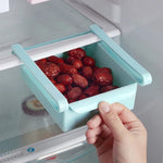 Étagère de Rangement Multifonction pour Réfrigérateur, Tiroir Organisateur Coulissant pour Congélateur