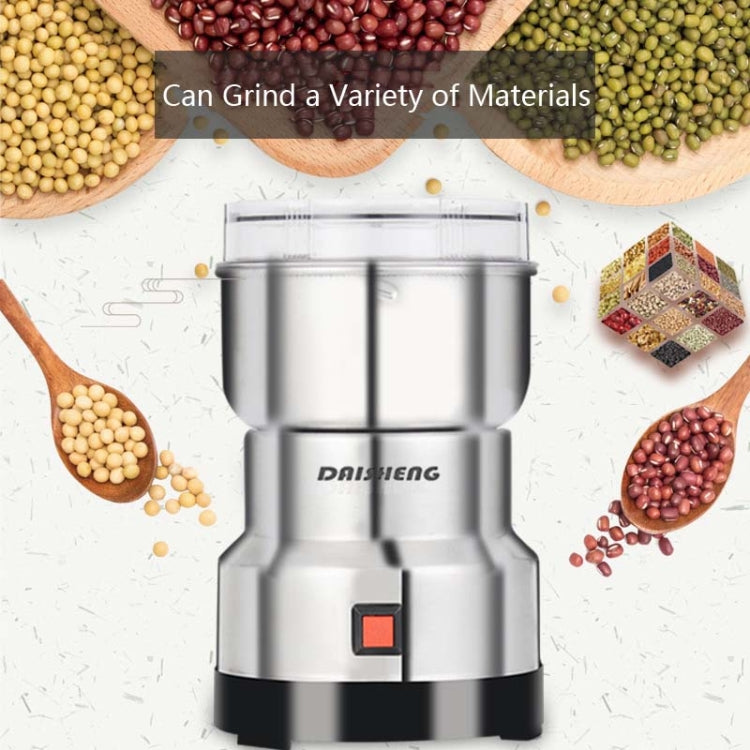 Daisheng Machine à poudre à moudre les herbes médicinales, petit broyeur domestique en acier inoxydable, prise CN, prise US, prise EU, prise UK