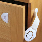 10 serrures invisibles pour porte d'armoire, verrou de tiroir sécurisé pour enfants, verrou de sécurité pour rangement à la maison, verrou de sécurité pour bébé, 10 pièces
