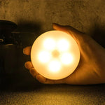 Veilleuse à LED à détection de corps humain intelligente pour chambre à coucher, lampe de chevet, modèle à piles, rechargeable
