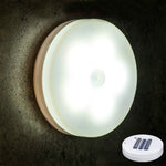 Veilleuse à LED à détection de corps humain intelligente pour chambre à coucher, lampe de chevet, modèle à piles, rechargeable