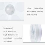 Veilleuse à LED à détection de corps humain intelligente pour chambre à coucher, lampe de chevet, modèle à piles, rechargeable