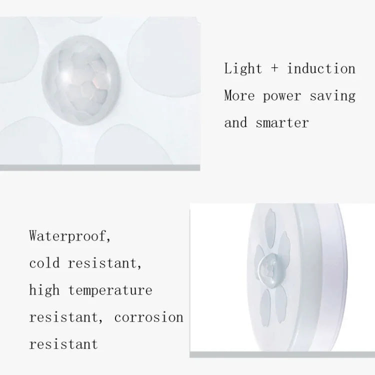 Veilleuse à LED à détection de corps humain intelligente pour chambre à coucher, lampe de chevet, modèle à piles, rechargeable