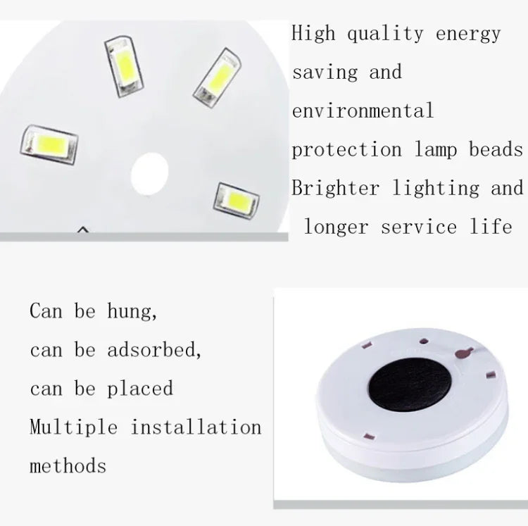Veilleuse à LED à détection de corps humain intelligente pour chambre à coucher, lampe de chevet, modèle à piles, rechargeable