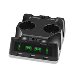 Base de chargement multifonctionnelle iPlay pour manette de jeu PS4 / PS4 Move / PS VR