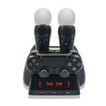 Base de chargement multifonctionnelle iPlay pour manette de jeu PS4 / PS4 Move / PS VR