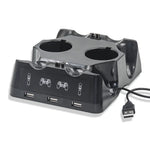 Base de chargement multifonctionnelle iPlay pour manette de jeu PS4 / PS4 Move / PS VR