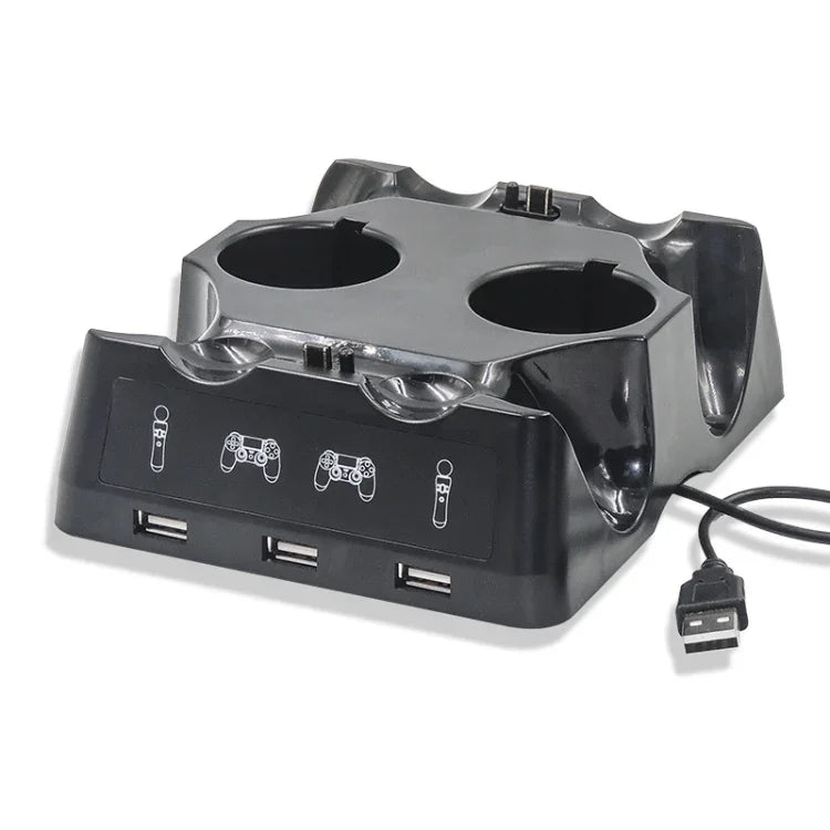 Base de chargement multifonctionnelle iPlay pour manette de jeu PS4 / PS4 Move / PS VR