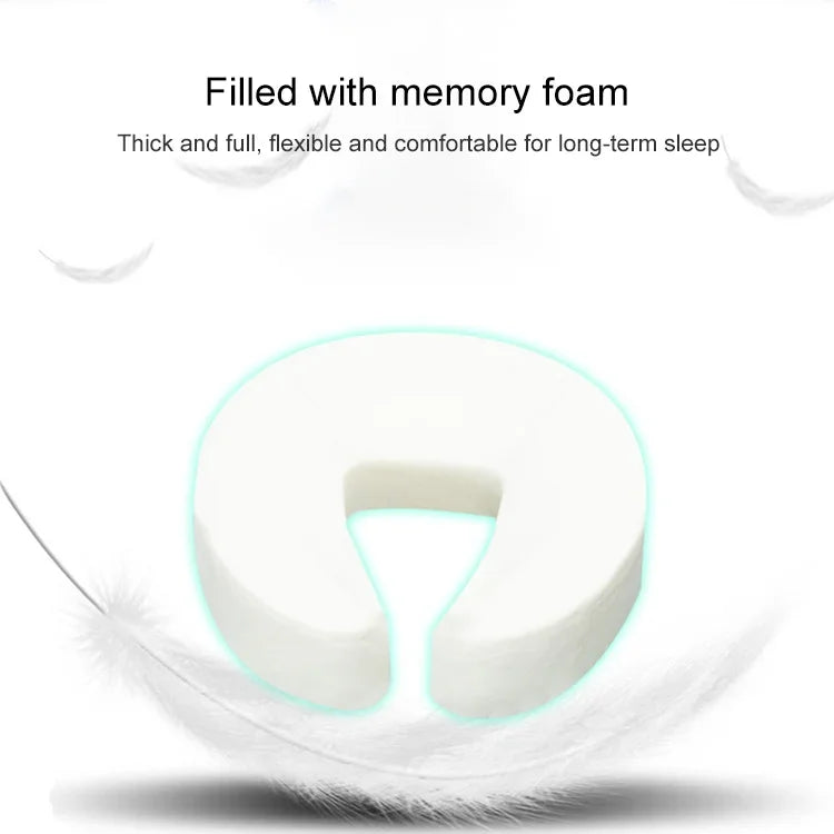 Oreiller de massage réglable pour tête, coussin de repos pour visage, berceau de beauté familial pour bureau