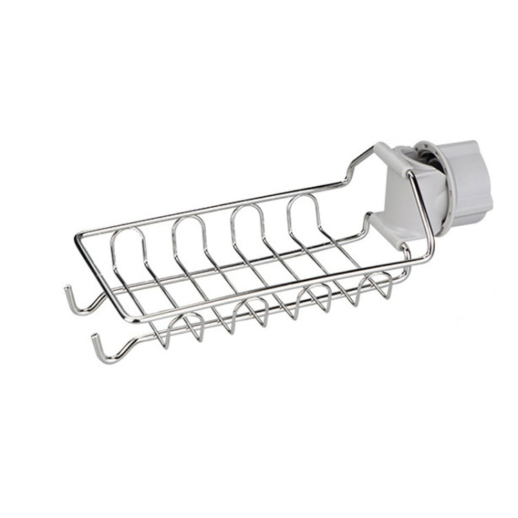 Étagère de robinet en acier inoxydable perforé, égouttoir de rangement pour évier de cuisine, torchons et éponges, Type A, Type B, Type C