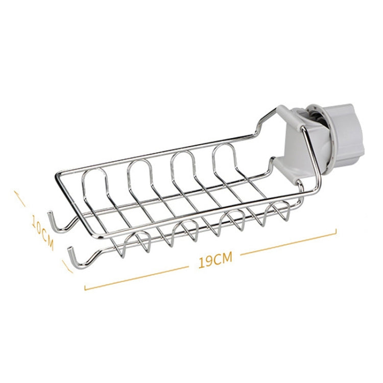 Étagère de robinet en acier inoxydable perforé, égouttoir de rangement pour évier de cuisine, torchons et éponges, Type A, Type B, Type C