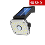 Lampe Solaire Murale Extérieure Étanche à Induction Corporelle Humaine pour Jardin, 48 LED, 54 LED, 54 COB, 32 LED