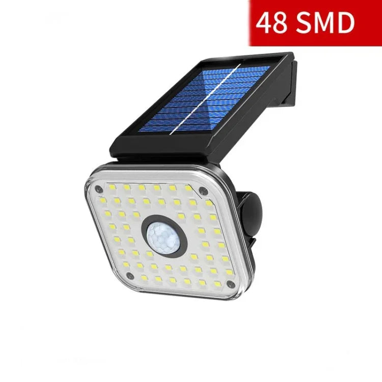 Lampe Solaire Murale Extérieure Étanche à Induction Corporelle Humaine pour Jardin, 48 LED, 54 LED, 54 COB, 32 LED