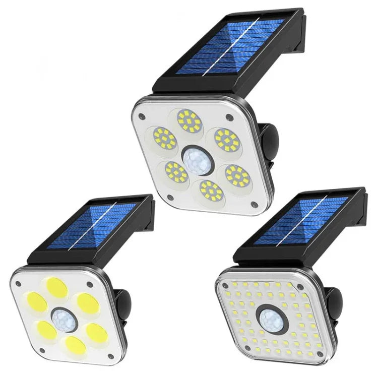 Lampe Solaire Murale Extérieure Étanche à Induction Corporelle Humaine pour Jardin, 48 LED, 54 LED, 54 COB, 32 LED