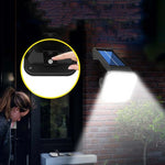 Lampe Solaire Murale Extérieure Étanche à Induction Corporelle Humaine pour Jardin, 48 LED, 54 LED, 54 COB, 32 LED